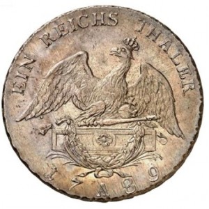 Реверс монеты Пруссия, 1 рейхсталер, 1786-1791