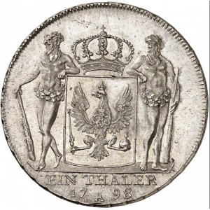 Реверс монеты Пруссия, 1 талер, 1797-1798