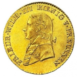 Аверс монеты Пруссия, ½ дьёра, 1802-1816