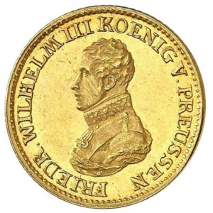 Аверс монеты Пруссия, ½ дьёра, 1817
