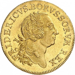 Аверс монеты Пруссия, 1 дьёр, 1752-1763