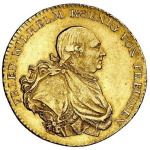 Аверс монеты Пруссия, 1 дьёр, 1786-1797