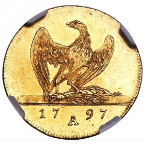 Реверс монеты Пруссия, 1 дьёр, 1797-1798