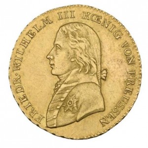 Аверс монеты Пруссия, 1 дьёр, 1798-1816