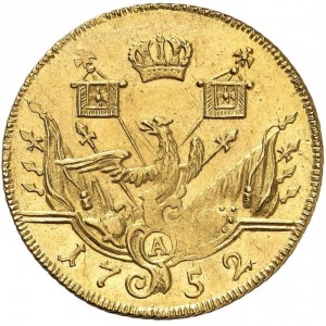 Реверс монеты Пруссия, 2 дьёра, 1752