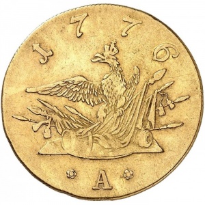 Реверс монеты Пруссия, 2 дьёра, 1776