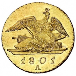 Реверс монеты Пруссия, 2 дьёра, 1800-1814