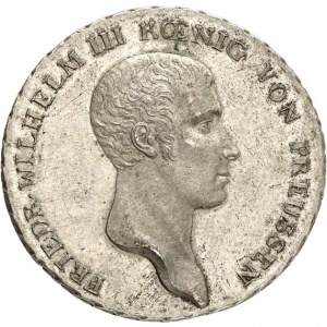 Аверс монеты Пруссия, 1 талер, 1812, Визит Фридриха Вильгельма IV в Берлинский монетный двор