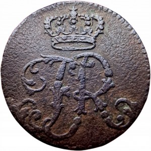 Аверс монеты Пруссия, 1 пфенниг, 1751-1755