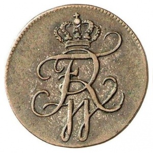 Аверс монеты Пруссия, 1 пфенниг, 1799-1806