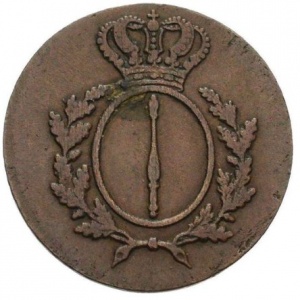 Аверс монеты Пруссия, 1 пфенниг, 1810-1816