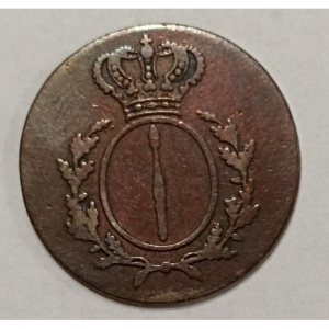 Аверс монеты Пруссия, 2 пфеннига, 1810-1816