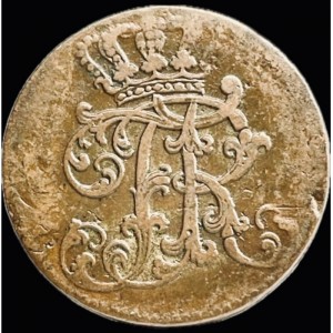 Аверс монеты Пруссия, 3 пфеннига, 1752-1761