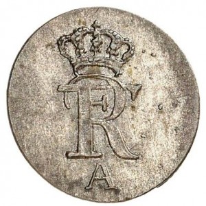Аверс монеты Пруссия, 3 пфеннига, 1772-1786
