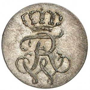 Аверс монеты Пруссия, 3 пфеннига, 1799-1804