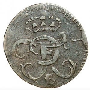 Аверс монеты Пруссия, 1 шиллинг, 1752-1756