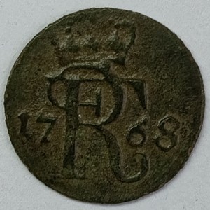 Аверс монеты Пруссия, 1 шиллинг, 1766-1770