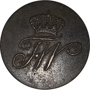 Аверс монеты Пруссия, 1 шиллинг, 1810