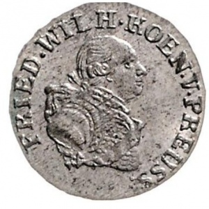 Аверс монеты Пруссия, 1 грош, 1787-1798