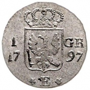 Реверс монеты Пруссия, 1 грош, 1787-1798