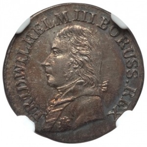 Аверс монеты Пруссия, 3 гроша, 1807-1808
