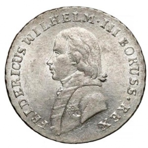 Аверс монеты Пруссия, 4 гроша, 1797-1809