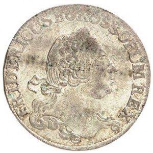 Аверс монеты Пруссия, 6 мариенгрошей, 1758