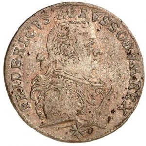 Аверс монеты Пруссия, 6 грошей, 1753