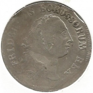 Аверс монеты Пруссия, 12 мариенгрошей, 1758