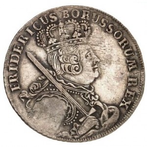 Аверс монеты Пруссия, 18 грошей, 1755-1759