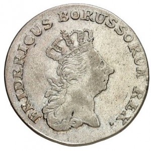 Аверс монеты Пруссия, 18 грошей, 1764-1765