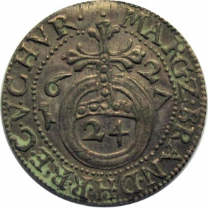 Реверс монеты Пруссия, 1/24 талера, 1625-1627