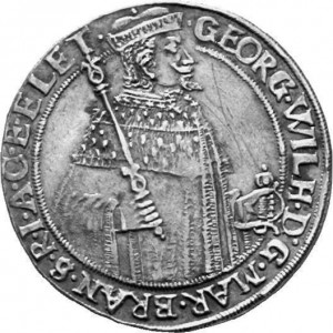 Аверс монеты Пруссия, 1 талер, 1633-1636