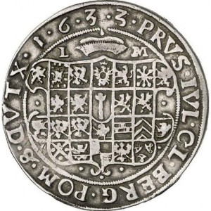 Реверс монеты Пруссия, 1 талер, 1633