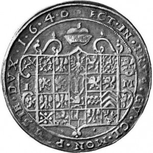 Реверс монеты Пруссия, 1 талер, 1640