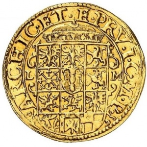 Реверс монеты Пруссия, 1 голдгульден, 1628