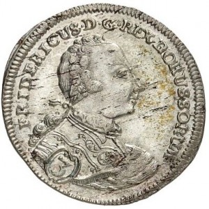 Аверс монеты Пруссия, 3 крейцера, 1743