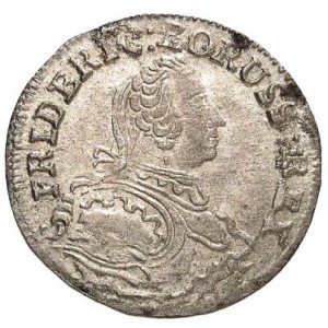 Аверс монеты Пруссия, 3 крейцера, 1752-1763