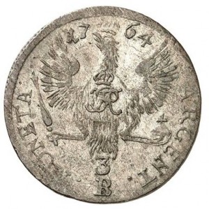 Реверс монеты Пруссия, 3 крейцера, 1764