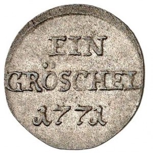 Реверс монеты Пруссия, 1 грош, 1771-1786