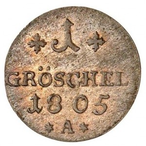 Реверс монеты Пруссия, 1 грош, 1797-1809