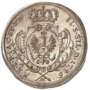 Реверс монеты Пруссия, 6 крейцеров, 1743-1747
