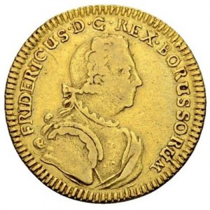 Аверс монеты Пруссия, 1 дьёр, 1749