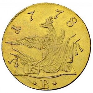 Реверс монеты Пруссия, 1 дьёр, 1776-1786