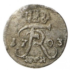 Аверс монеты Пруссия, 2 пфеннига, 1703