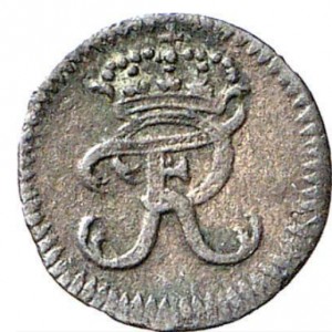 Аверс монеты Пруссия, 2 пфеннига, 1705-1706