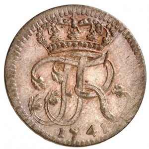 Аверс монеты Пруссия, 1/48 талера, 1741