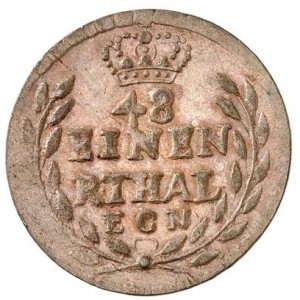 Реверс монеты Пруссия, 1/48 талера, 1741