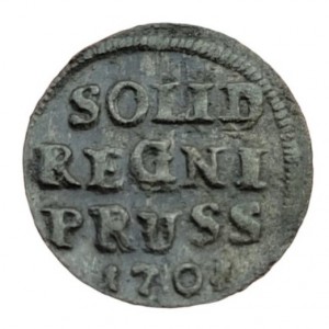 Реверс монеты Пруссия, 1 шиллинг, 1701-1710