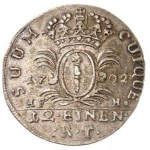 Реверс монеты Пруссия, 1/12 рейхсталера, 1701-1713